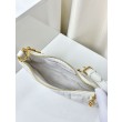 Christian Dior CD Lounge Bag Supple Macrocannage Bianco