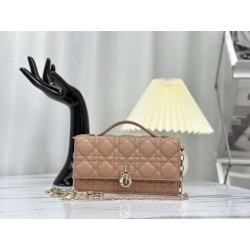Christian Dior Miss Dior Lady Dior Mini Bag Albicocca