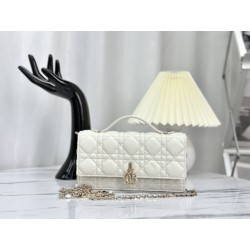 Christian Dior Miss Dior Lady Dior Mini Borse Firmate Replica Bianca