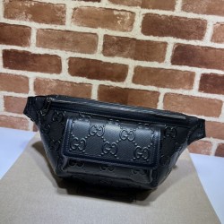 Cintura Gucci Jumbo GG Borsa da uomo ‎645093 Nera