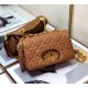 Sito Replica Perfetta Caro piccola Christian Dior Cannage in pelle di vitello marrone imitazioni Miglior Prezzo Replica Perfetta Caro piccola Christian Dior Cannage in pelle di vitello marrone