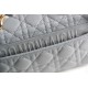 Sito Replica Borsa Caro piccola Christian Dior in pelle di vitello Cannage Blu nuvola imitazioni Miglior Prezzo Borsa Caro piccola Christian Dior in pelle di vitello Cannage Blu nuvola Replica