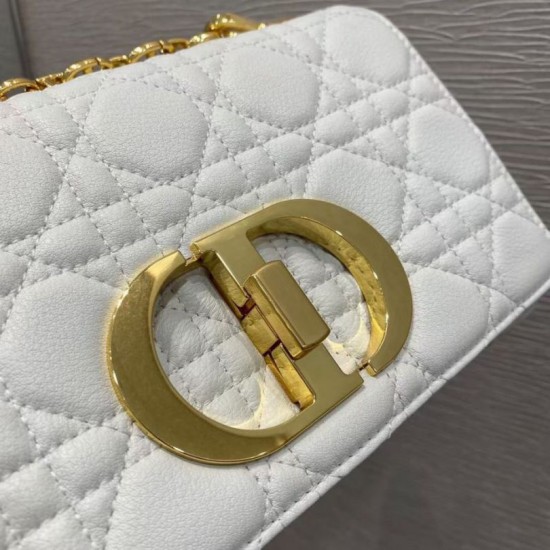 Sito Replica Borsa Caro piccola Christian Dior in pelle di vitello Cannage bianca imitazioni Miglior Prezzo Borsa Caro piccola Christian Dior in pelle di vitello Cannage bianca Replica