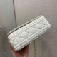 Sito Replica Borsa Caro piccola Christian Dior in pelle di vitello Cannage bianca imitazioni Miglior Prezzo Borsa Caro piccola Christian Dior in pelle di vitello Cannage bianca Replica