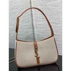 Dettagli perfetti Imitazioni borse griffate Hobo YSL Saint Laurent Le 5 A 7 in pelle di tela