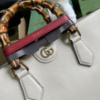 Dettagli perfetti Borse Firmate Replica tote media Gucci Diana 750394 Bianca Dettagli perfetti Borse Firmate Replica tote media Gucci Diana 750394 Bianca