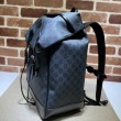 Dettagli perfetti Zaino Gucci medio con Interlocking G Men 696013 Nero