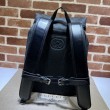 Dettagli perfetti Zaino Gucci medio con Interlocking G Men 696013 Nero