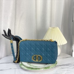 Sito Replica Christian Dior Perfetta Dior Caro grande Blu imitazioni Miglior Prezzo Christian Dior Replica Perfetta Dior Caro grande Blu