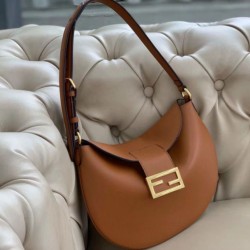 Sito Replica Borse Imitazioni Hobo Fendi Piccola Croissant Marrone imitazioni Miglior Prezzo Borse Imitazioni Hobo Fendi Piccola Croissant Marrone Replica