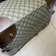 Gucci Borsone con Incastro G 696014 Marrone