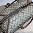 Gucci Borsone con Incastro G 696014 Marrone