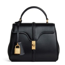 Miglior Prezzo Borsa Celine Mini 16 Pelle di vitello naturale Nera Replica