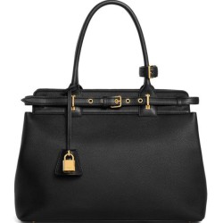 Miglior Prezzo Borsa Celine Conti in morbida pelle di vitello nera Replica