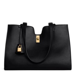 Miglior Prezzo Borsa Celine Cabas 16 Pelle di vitello liscia Nera Replica