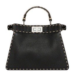 Miglior Prezzo Borsa Replica 1:1 Fendi Peekaboo ISeeU piccola 8BN327 nera 