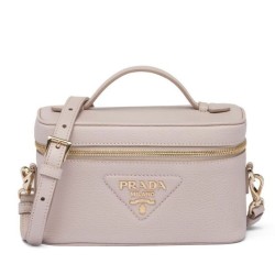 Miglior Prezzo Miniborsa Prada in pelle 1BH202 Rosa Replica