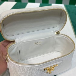 Sito Replica Prada Miniborsa in pelle 1BH202 Bianca imitazioni Miglior Prezzo Prada Miniborsa in pelle 1BH202 Bianca Replica