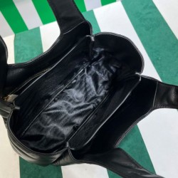 Sito Replica Imitazione Borsa tote Prada media in pelle nappa con impunture 1BG450 nera imitazioni Miglior Prezzo Imitazione Borsa tote Prada media in pelle nappa con impunture 1BG450 nera Replica