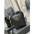 Imitazione Borsa a secchiello YSL Saint Laurent Le 5 A 7 Nera