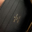 Pari all'originale replica Portafoglio LV con catena Ivy M82210 Nero