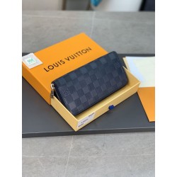 Portafoglio verticale LV Zippy Damier Infini N60503