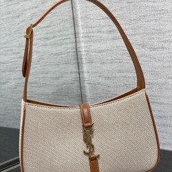 Miglior Prezzo Dettagli perfetti Imitazioni borse griffate Hobo YSL Saint Laurent Le 5 A 7 in pelle di tela Replica