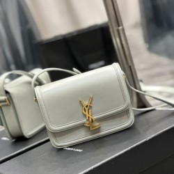 Miglior Prezzo Dettagli perfetti Borsa a tracolla piccola YSL Saint Laurent Solferino 19 cm Replica