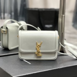 Miglior Prezzo Dettagli perfetti Borsa a tracolla piccola YSL Saint Laurent Solferino 19 cm Replica