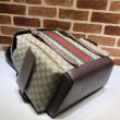 Zaino medio Gucci Ophidia GG 598140 Marrone