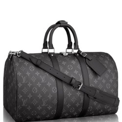Replica Alta Qualità Keepall Bandouliere 55 M40605 Nero