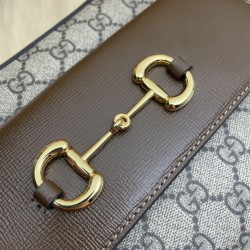 Dupe Imitazione Borsa a tracolla piccola Horsebit 1955 45454 marrone imitazioni perfette Replica Imitazione Borsa a tracolla piccola Horsebit 1955 45454 marrone Griffate