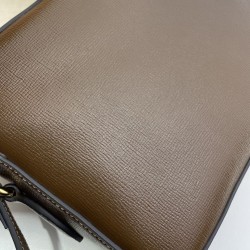 Dupe Borsa a tracolla piccola Horsebit 1955 45454 Caffè imitazioni perfette Replica Borsa a tracolla piccola Horsebit 1955 45454 Caffè Griffate