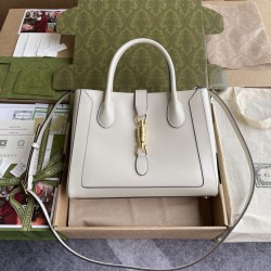 Replica Borse  tote media Jackie 1961 649016 bianca Griffate