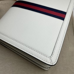 Ophidia piccola borsa con manico superiore con Web 652683 bianco Ophidia piccola borsa con manico superiore con Web 652683 bianco