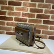 Imitazione Borsa a tracolla piccola Horsebit 1955 45454 marrone Imitazione Borsa a tracolla piccola Horsebit 1955 45454 marrone