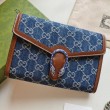 Mini borsa a catena Dionysus 401231 blu