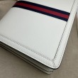 Ophidia piccola borsa con manico superiore con Web 652683 bianco