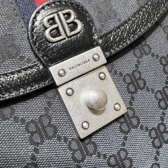 Miglior Prezzo Borsa piccola Hacker Gucci x Balenciaga 680119 nera Replica