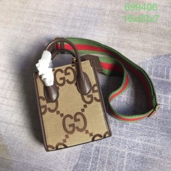 Miglior Prezzo Borsa tote mini Gucci Jumbo GG 699406 Marrone Replica