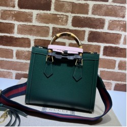 Miglior Prezzo Borse Replica tote piccola Gucci Diana 702721 Verde 