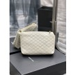 Astuccio cosmetico con cerniera YSL Saint Laurent Gaby 23 cm bianco