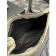Astuccio cosmetico con cerniera YSL Saint Laurent Gaby 23 cm bianco