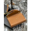 Borse Replica a busta grande YSL Saint Laurent Mix Matelasse Caramello 31cm