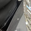 Borsa a busta grande YSL Saint Laurent Mix Matelasse nera 31 cm