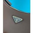 Borsa a tracolla in pelle Prada 1BC194 Caffè