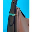 Borsa a tracolla in pelle Prada 1BC194 Caffè
