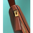 Borsa a tracolla in pelle Prada 1BC194 Caffè
