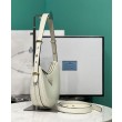 Borse Replica a tracolla in pelle Prada 1BC194 Crema