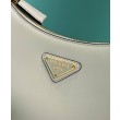 Borse Replica a tracolla in pelle Prada 1BC194 Crema